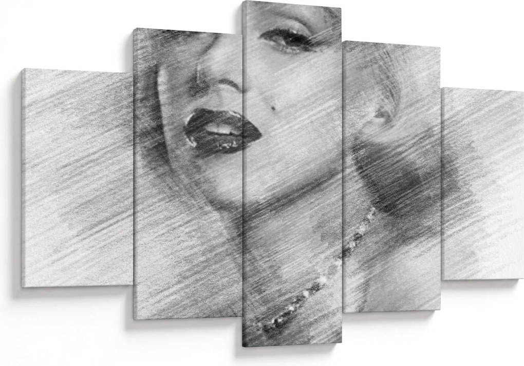 Obraz - Portrén Merilyn Monroe (150x105 cm)