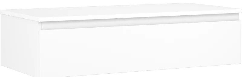 Mexen Orio, kúpeľňová skrinka 100 cm s hornou časťou, 1 zásuvka, biela matná, 91A10-10023-1-BFC01