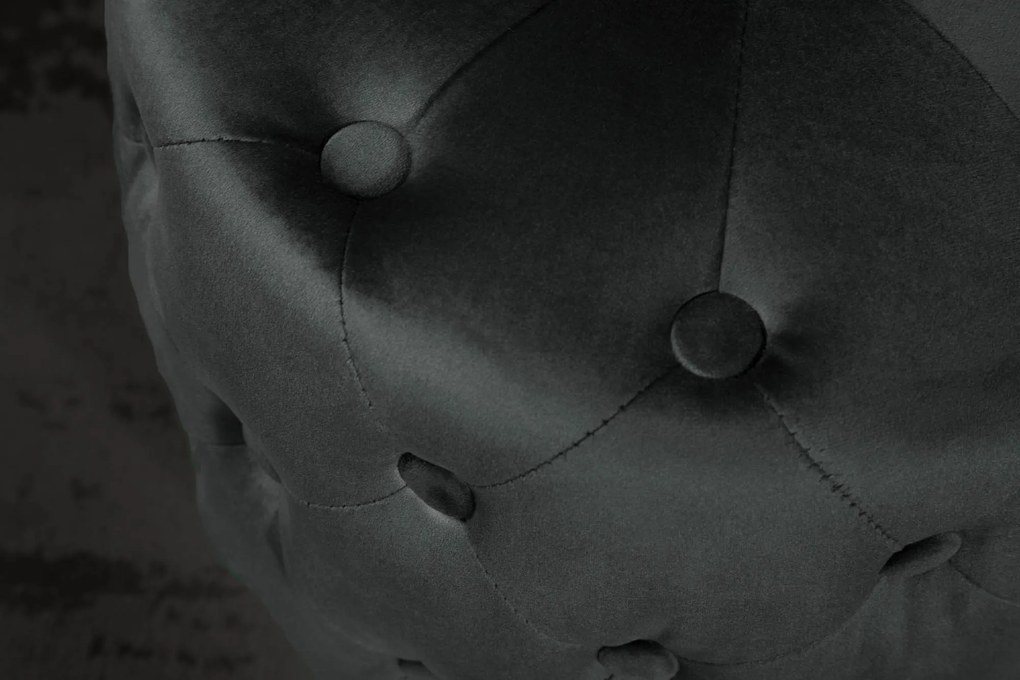 Taburetka moderná baroková 35cm čierne zlato