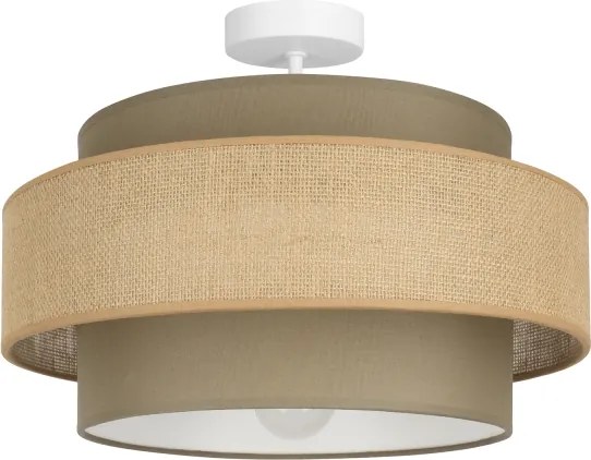 Brilagi - Prisadené svietidlo RESNA 1xE27/60W/230V priemer 40 cm hnedá/béžová