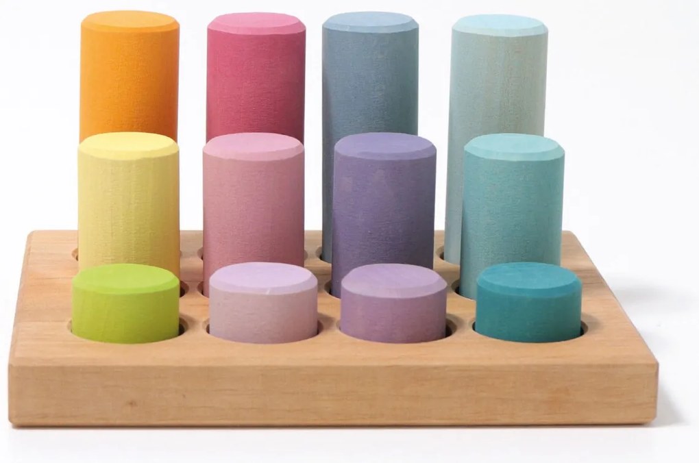 Grimm's - Stohovacia hra - Malé pastelové valčeky