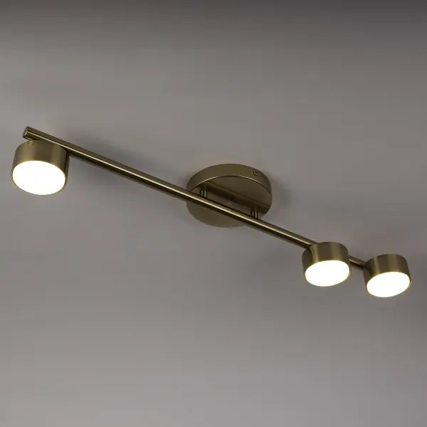 Bodové svietidlo PUNTO 3xGX53/12W/230V zlatá