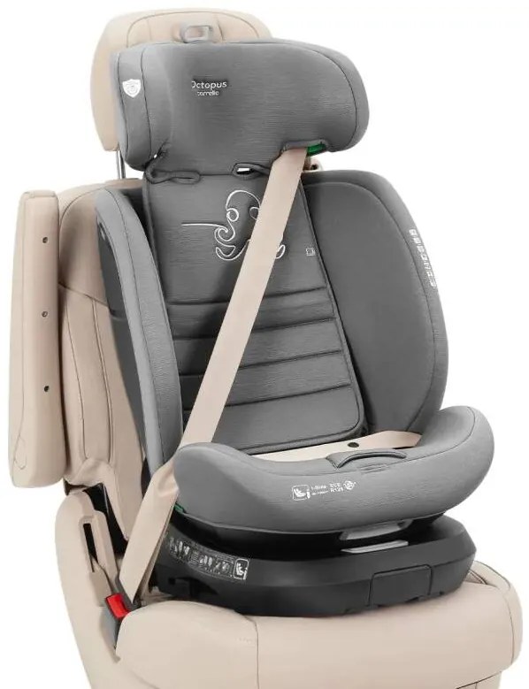 Autosedačka Carrello Octopus CRL-16002 i-Size Seashell Grey