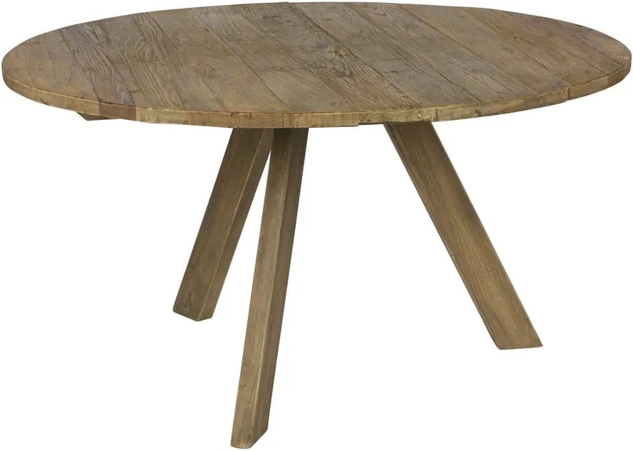 Jedálenský stôl z brestového dreva BePureHome Tondo, ⌀ 140 cm