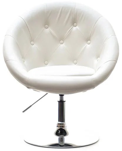 Kreslo Lush 3 (biela + zlatá). Akcia -24%. Vlastná spoľahlivá doprava až k Vám domov. 1110203