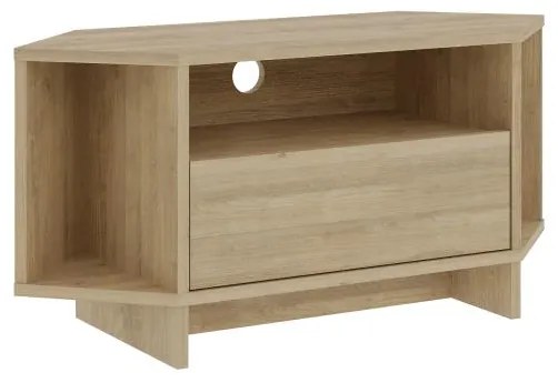 Rohový TV stolík Houseland Viva dub safírový