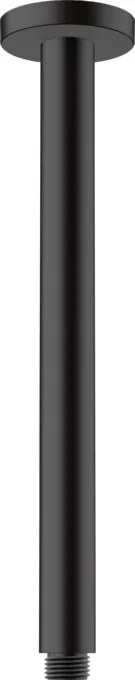 Hansgrohe Vernis Blend, stropné rameno na hlavovú sprchu 300 mm, čierna matná, HAN-27805670