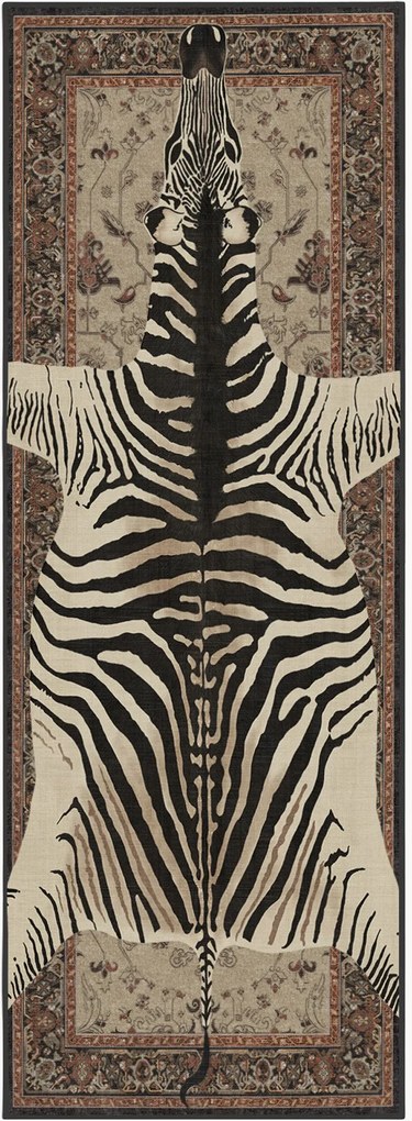Umývateľný behúň s nízkym vlasom Safari by Iris Apfel