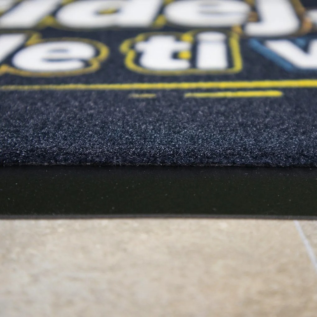 Mercury Flooring, Rohožka Pridaj, ujde ti výťah 40x60 cm - na von aj na doma, 40x60, čierna
