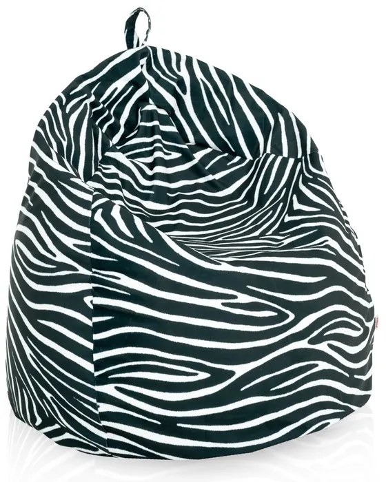 Sedací vak BAG Sako Design Zebra - XL