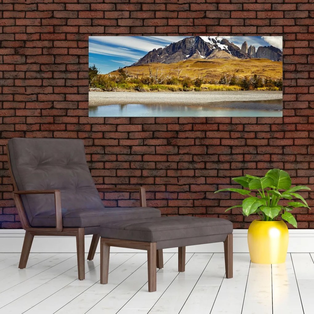 Obraz - Národný park Torres del Paine (120x50 cm)