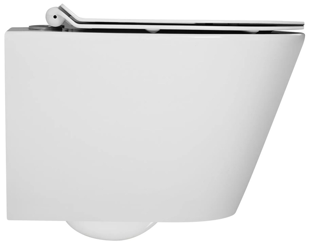 Gamma Erga Emma, závesná WC misa 48x37 cm Rimless s pomaly padajúcim sedadlom, biela lesklá, ERG-GMAMUT-201