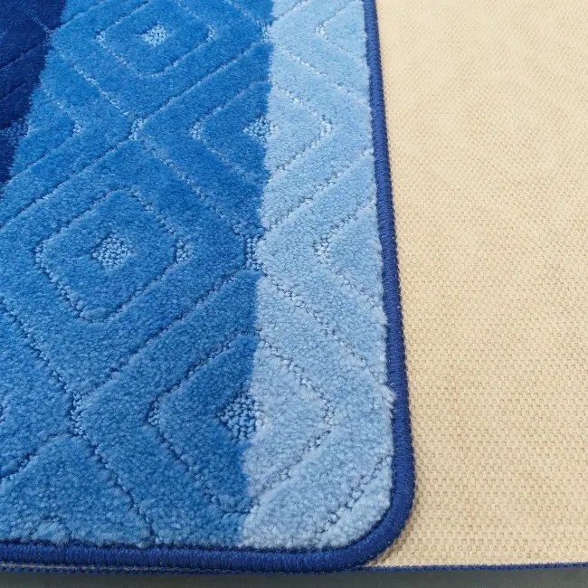 Sada kúpeľňových koberčekov Montana 03N modrá