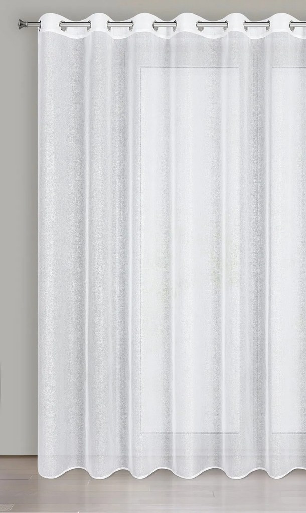 ZÁCLONA NA KRÚŽKOCH LENA 350X250 CM BIELA
