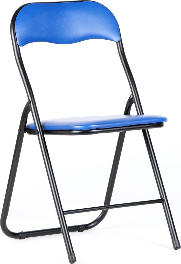 Skladacia konferenčná stolička BRIEFING, 6 ks, modrá