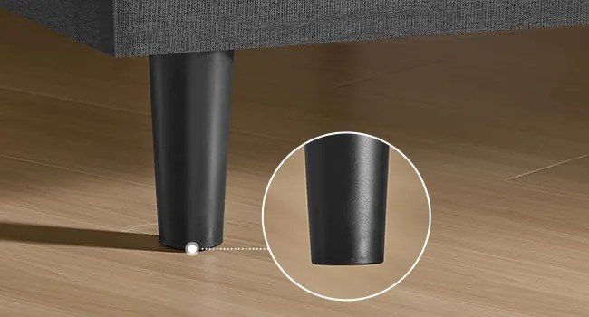Čalúnená dvojlôžková posteľ Cviko 140x200 sivá