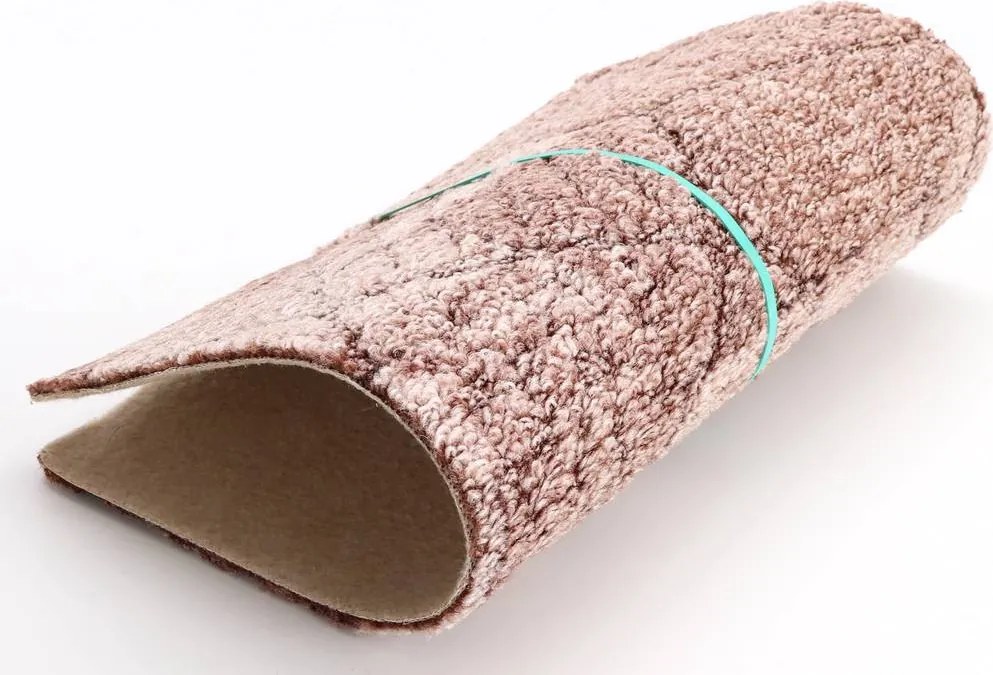 ITC, AKCIA: 95x200 cm Koberec metráž Bossanova 42, šíře, hnedá, filc, obývacia izba