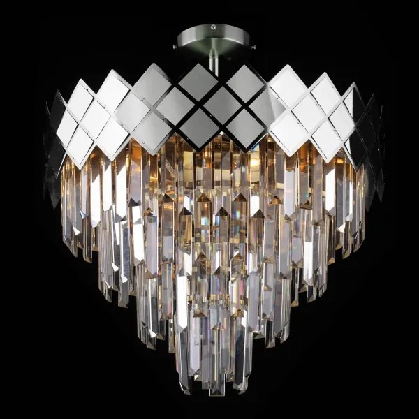 Luster na tyči CARISMA 9xE14/40W/230V matný chróm