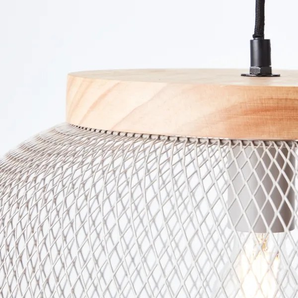 Brilliant - Závesné svietidlo na lane GIADA 1xE27/40W/230V pr. 39 cm sivá