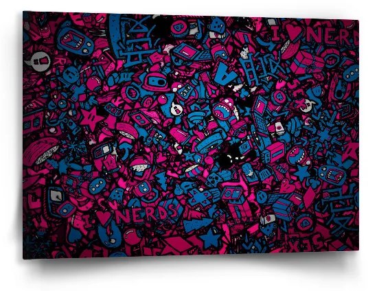 Sablio Obraz Kreslené obrázky - 90x60 cm