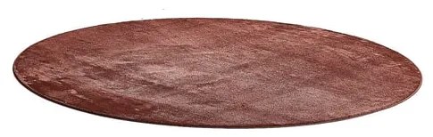 Okrúhly koberec ROBIN, Ø 3000 mm, červenohnedý