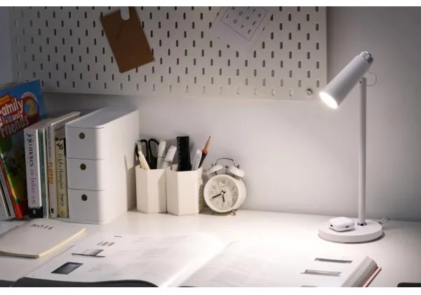Immax 08990L - LED Stmievateľná stolná lampa s Qi nabíjaním TIT LED/12W/230V biela