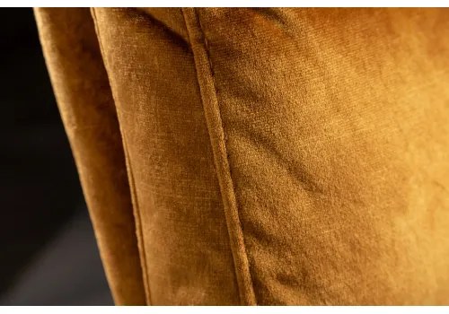 Stolička 41169 Comfort Zamat Žltá  - Komfort-nábytok