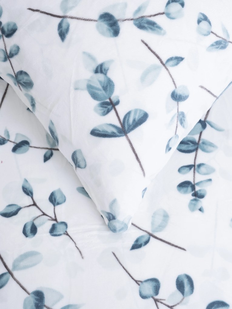 Obliečka na vankúš mikroplyš Exclusive 40 × 60 cm - Eukalyptus