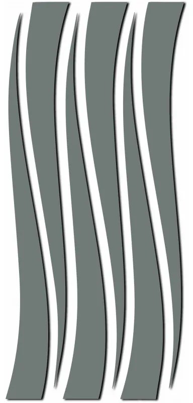 3D nálepky a samolepky, zrkadlové, farebné, dekoračné nálepky I SENTOP OX007- 3D modern stickers