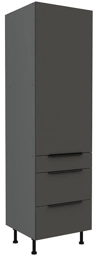 Kuchynská skrinka Aria-Gr/Ant Anti Fingerprint 60dks-215 1f 3s