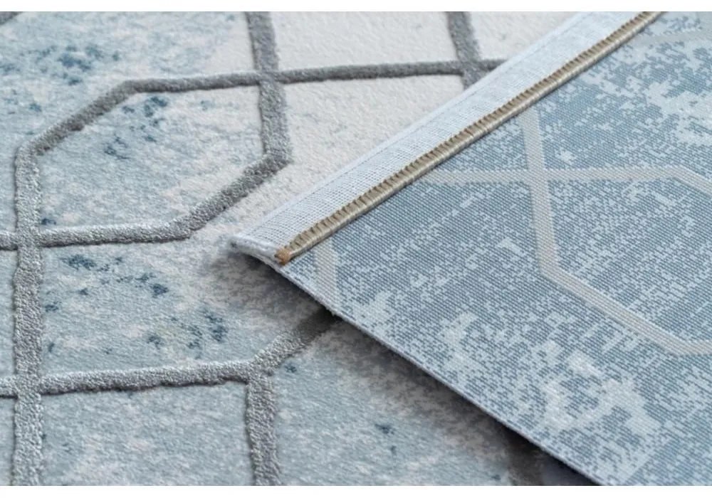 Luxusný kusový koberec akryl Henry modrý 80x150cm