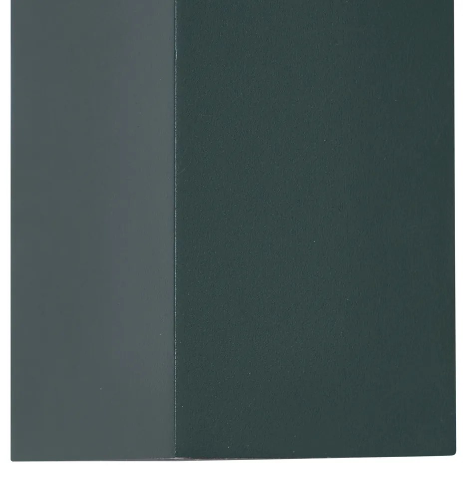 Moderné nástenné svietidlo tmavozelené 2-svetlá GU10 70mm IP54 - Baleno