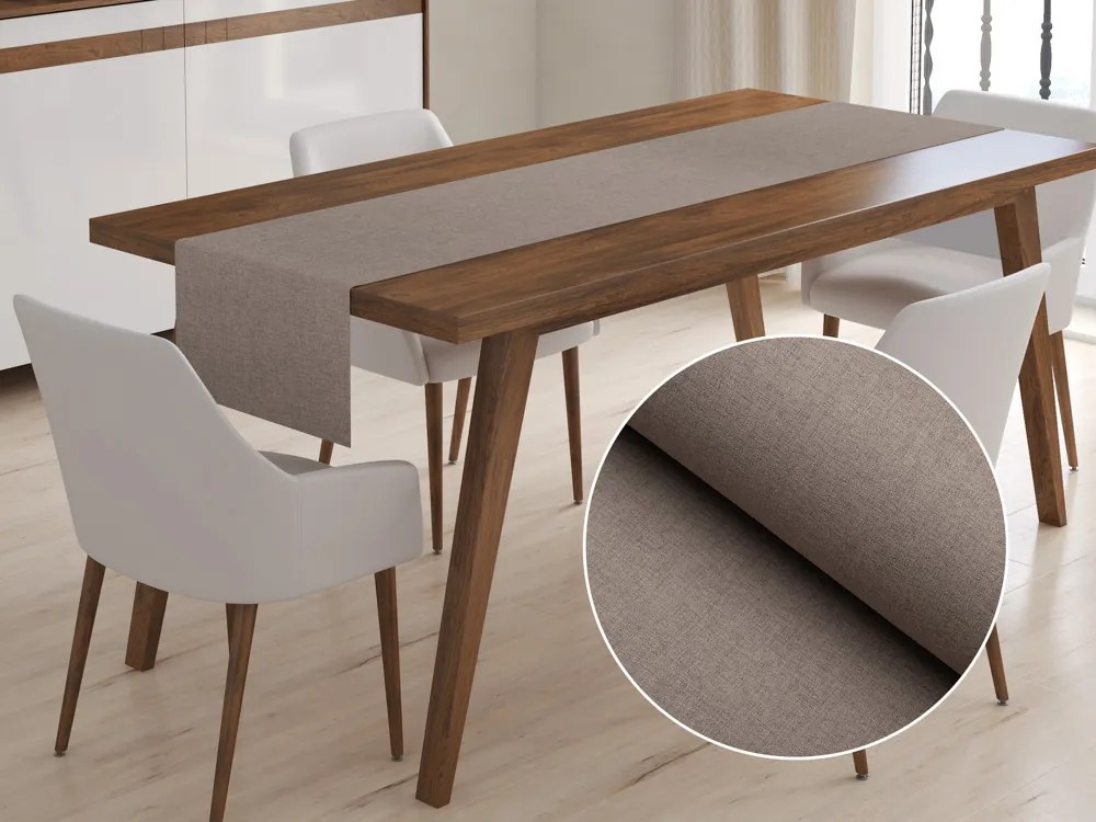 Biante Dekoračný behúň na stôl BKW-204 Sivohnedé žíhanie 20x120 cm