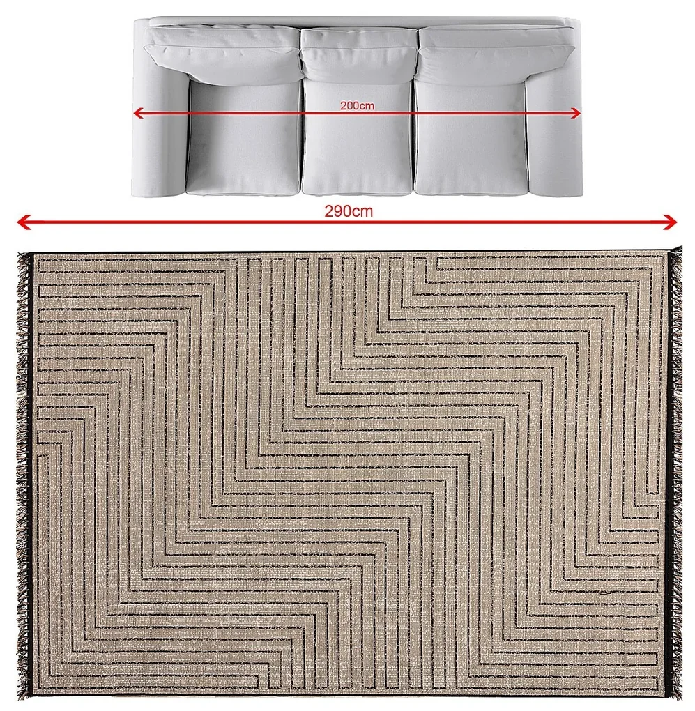 Koberec Origin jute 200x290cm