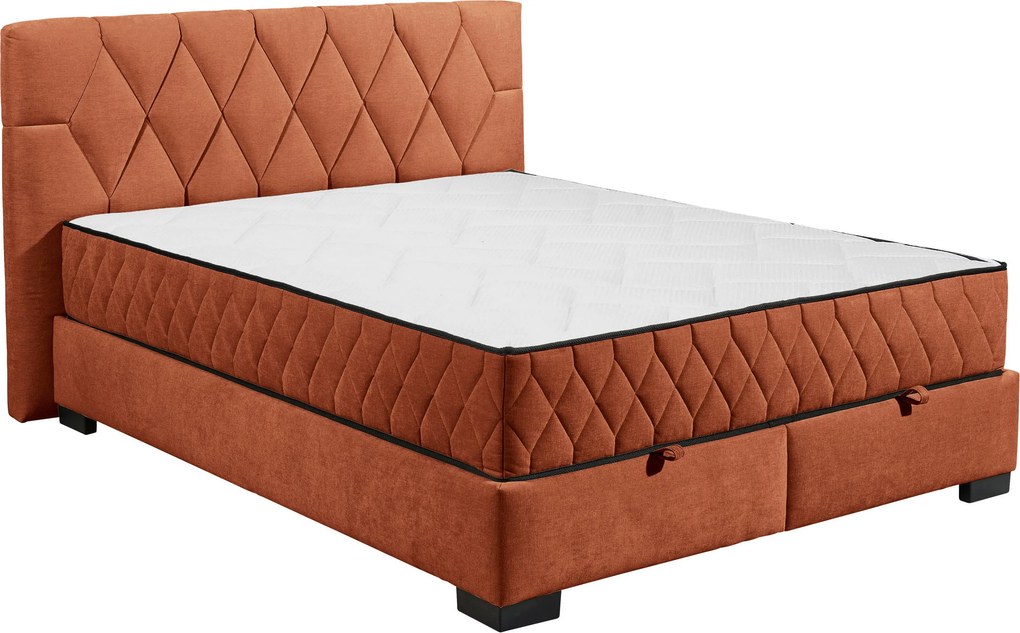 XXXLutz AMERICKÁ POSTEĽ, 160/200 cm, koňaková MID.YOU - Online Only spálne - 002220053812