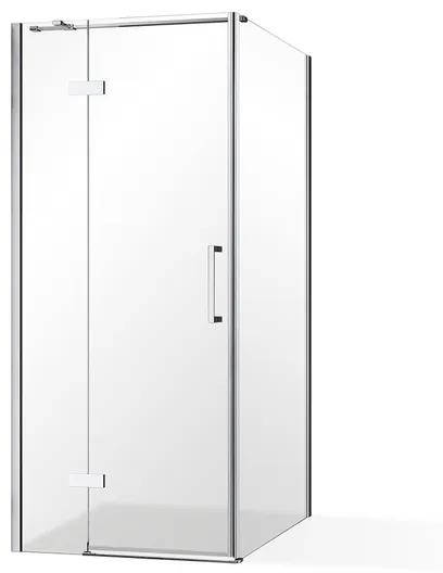Jednokrídlové sprchové dvere OBDNL(P)1 s pevnou stenou OBDB Ľavá 80 cm 80 cm 200 cm