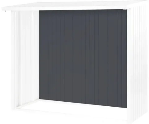 Zadná stena pre prístrešok na drevo Biohort Woodstock 230 tmavosivá