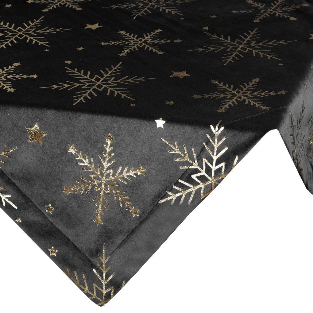 VIANOČNÝ OBRUS ELEGANCE1 85X85 CM VZOROVANÝ