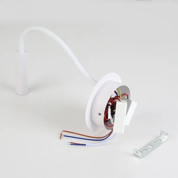 Brilagi - LED Flexibilná nástenná lampa s USB portom MAYA LED/3W/230V biela