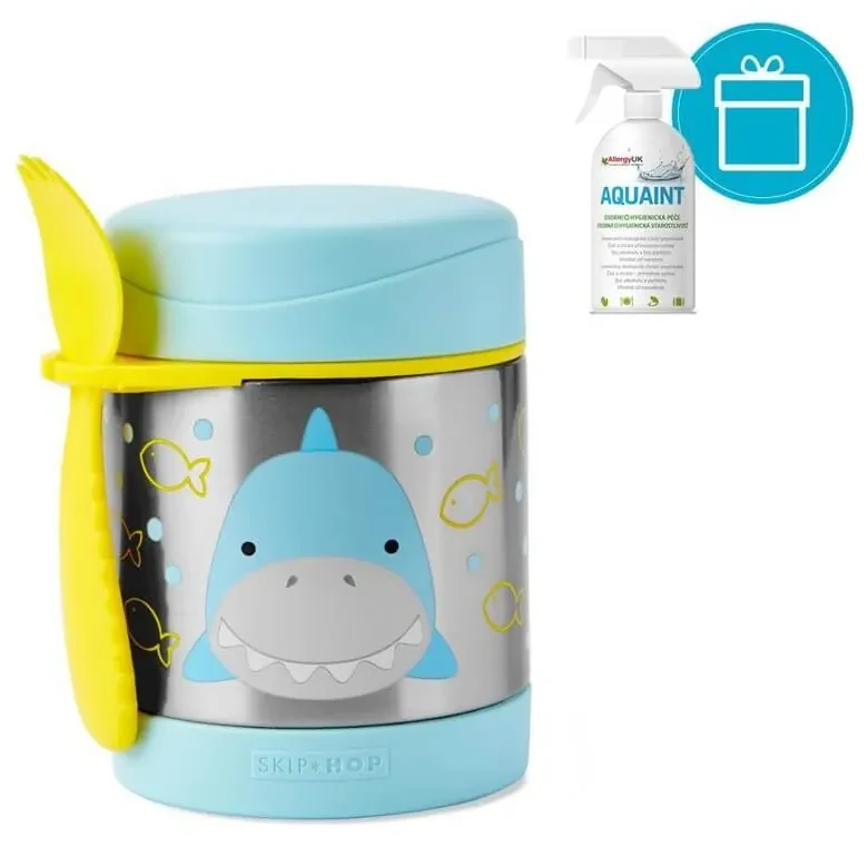 Zoo Termoska na jedlo s lyžičko/vidličkou Shark 325 ml, 3+ + AQUAINT 500 ml