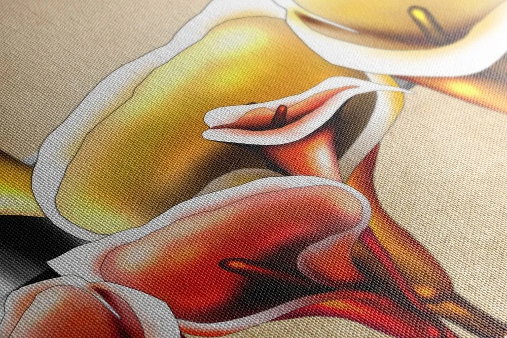 Obraz luxusné kvety kaly