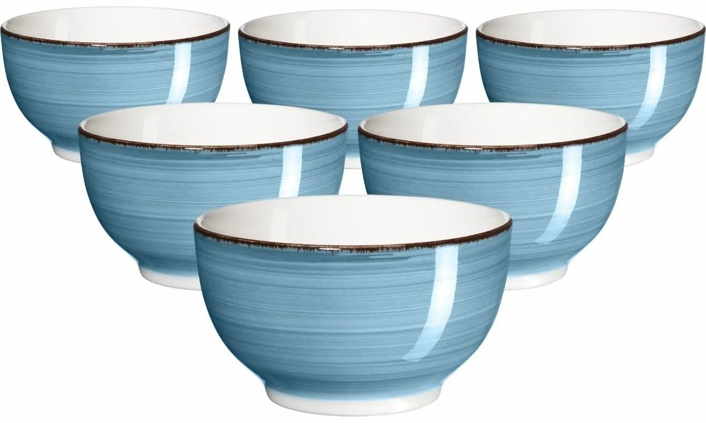 Mäser Súprava 6 misiek Bel Tempo 14 cm, modrá