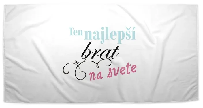 Sablio Uterák Ten najlepší brat na svete - 70x140 cm