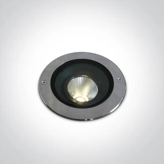 1-LIGHT 69054/W Zemné svietidlo, COB LED, 15W, 3000K, 840lm, 20°, IP67, 230V, stmievateľné, otočné