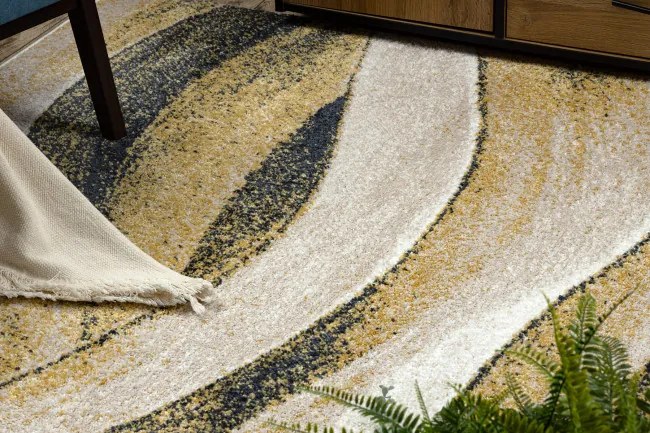 Koberec FUSION 1617 žltý / krémový