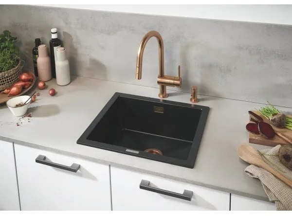 GROHE 40535DL0 - Dávkovač mydla COSMOPOLITAN 500 ml bronzový