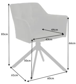 Stolička 42393 Loft Zamat Zelená  - Komfort-nábytok