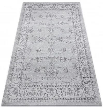 Koberec MEFE 2312 Ornament, ramka - sivý