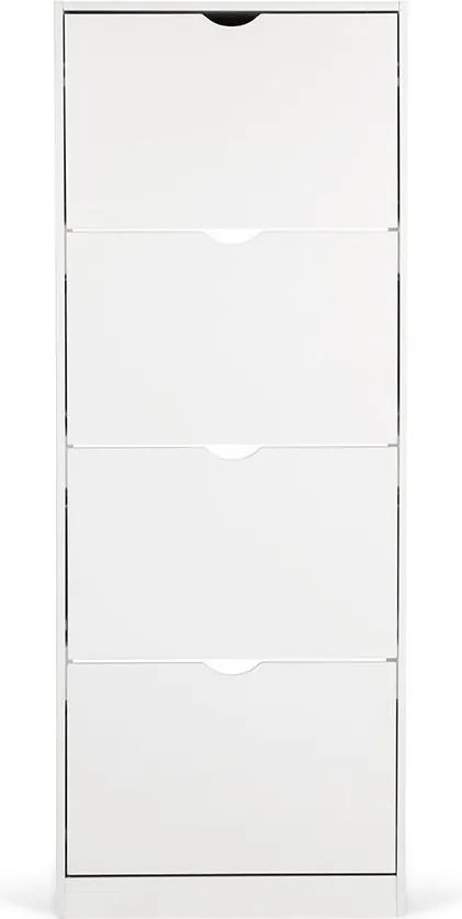 Botník AVENBERG SLIM FLIP 4 biely