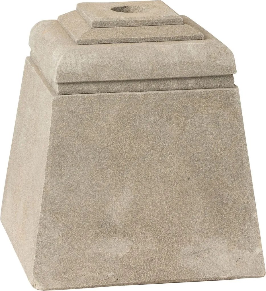 Šedý betónový stojan na slnečník Parra - 28*28*30 cm
